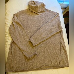 Elena Miro turtleneck sweater in tan size XL